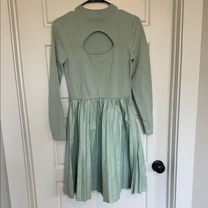 Elegant Mint Green Women's Casual Dress